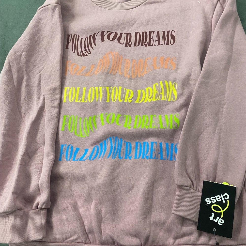 Art Class Kids Follow Your Dreams Sweatshirt - Purple
